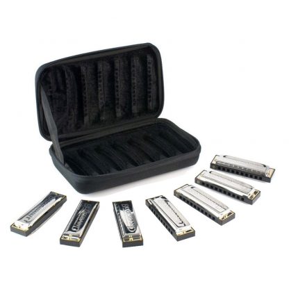 Set 7 Armonicas Diatonicas Hohner Blues Band-165