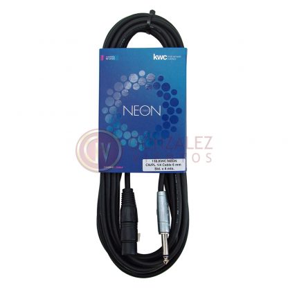 Cable KWC Neon 110 Canon Hembra - Plug 6 Metros-520