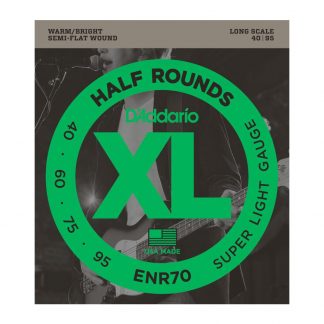 Encordado DAddario XL ENR70 Semi Flat para Bajo 4 Cuerdas-1868