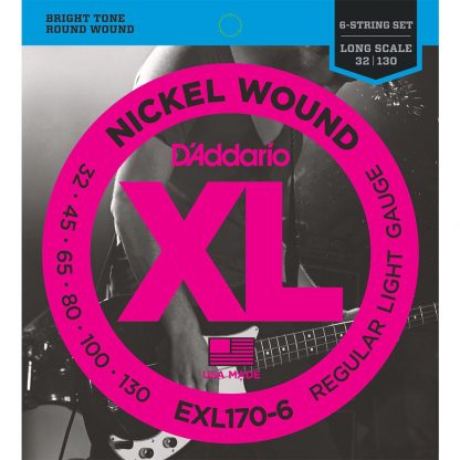 Encordado DAddario XL EXL170-6 32 - 130 Bajo 6 Cuerdas-1896