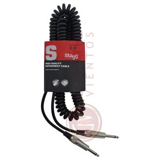 Cable Stagg SGCC6 DL Plug Plug Espiralado 6 Metros-3759