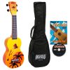 Ukelele Soprano Mahalo MD1HAORB Designer Hawaii Naranja