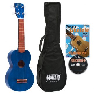 Ukelele Soprano Mahalo MK1TBU Azul Kahiko K-Series