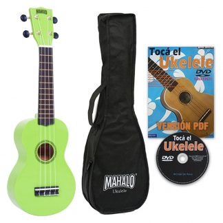 Ukelele Soprano Mahalo MR1GN Verde Rainbow R Series