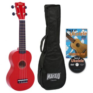 Ukelele Soprano Mahalo MR1RD Rojo Rainbow R Series